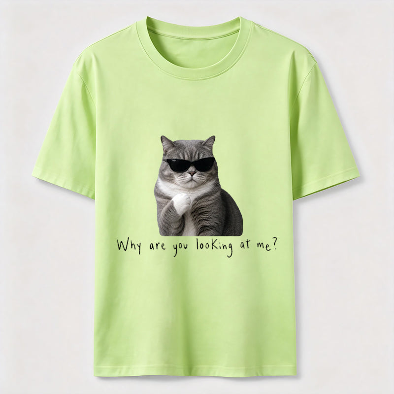 Why Are You Looking at Me Cat Classic T-Shirt