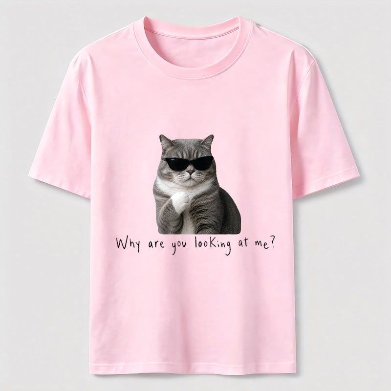 Why Are You Looking at Me Cat Classic T-Shirt