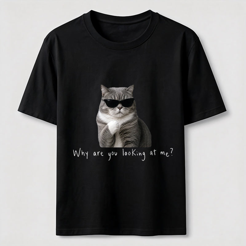 Why Are You Looking at Me Cat Classic T-Shirt