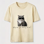 Why Are You Looking at Me Cat Classic T-Shirt
