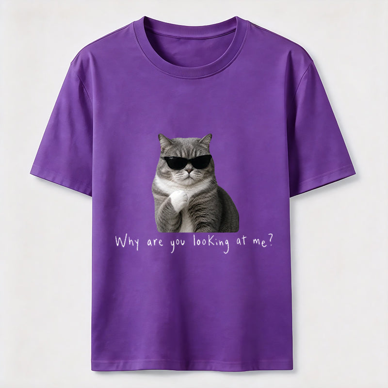 Why Are You Looking at Me Cat Classic T-Shirt