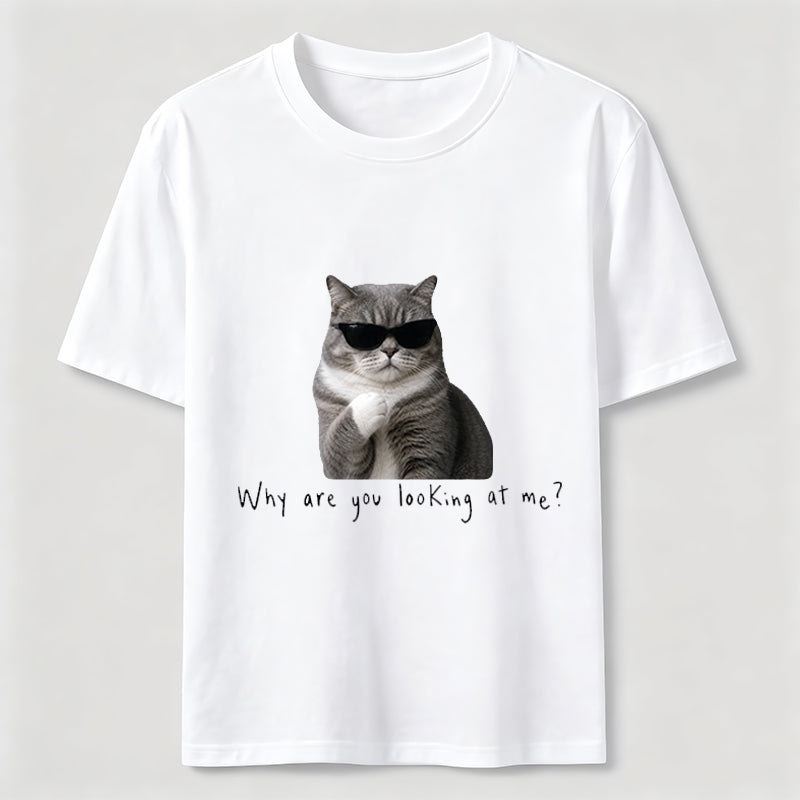 Why Are You Looking at Me Cat Classic T-Shirt