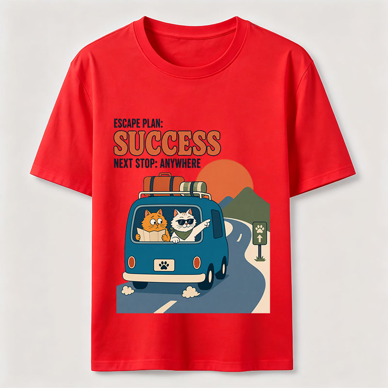 Escape Plan Cat Road Trip Classic T-Shirt