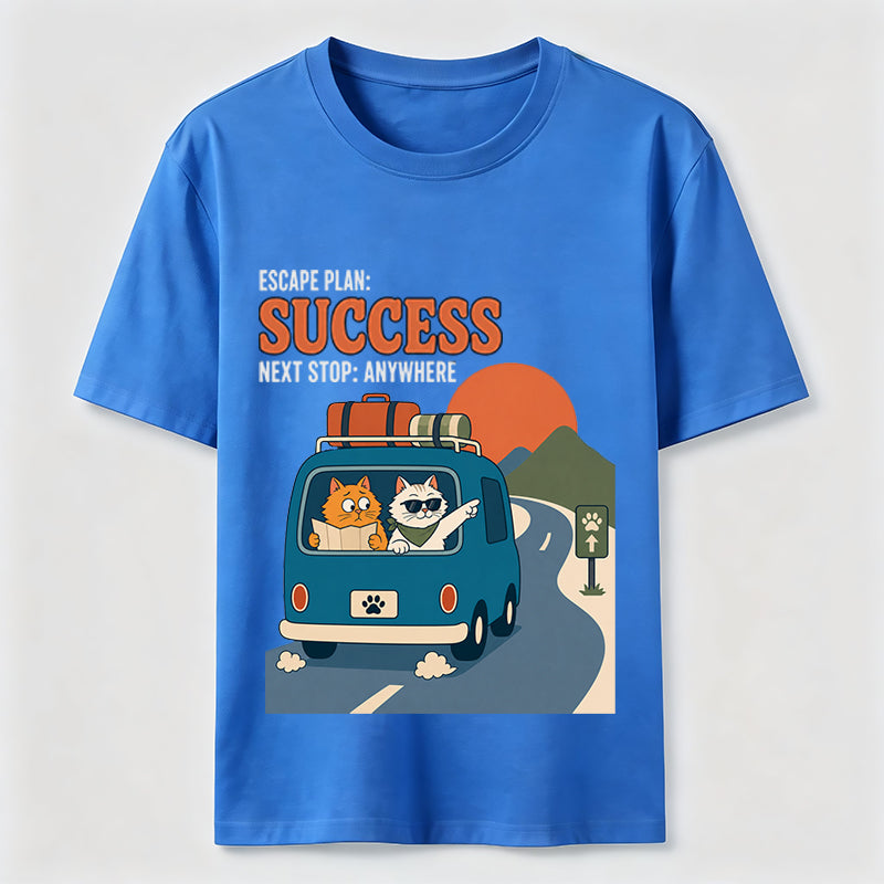 Escape Plan Cat Road Trip Classic T-Shirt