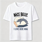 Belly Tenant Cat Classic T-Shirt