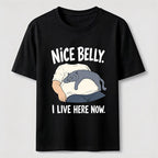 Belly Tenant Cat Classic T-Shirt
