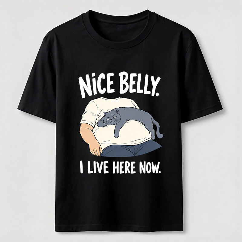 Belly Tenant Cat Classic T-Shirt