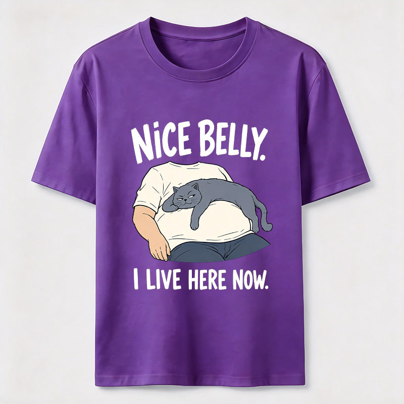 Belly Tenant Cat Classic T-Shirt