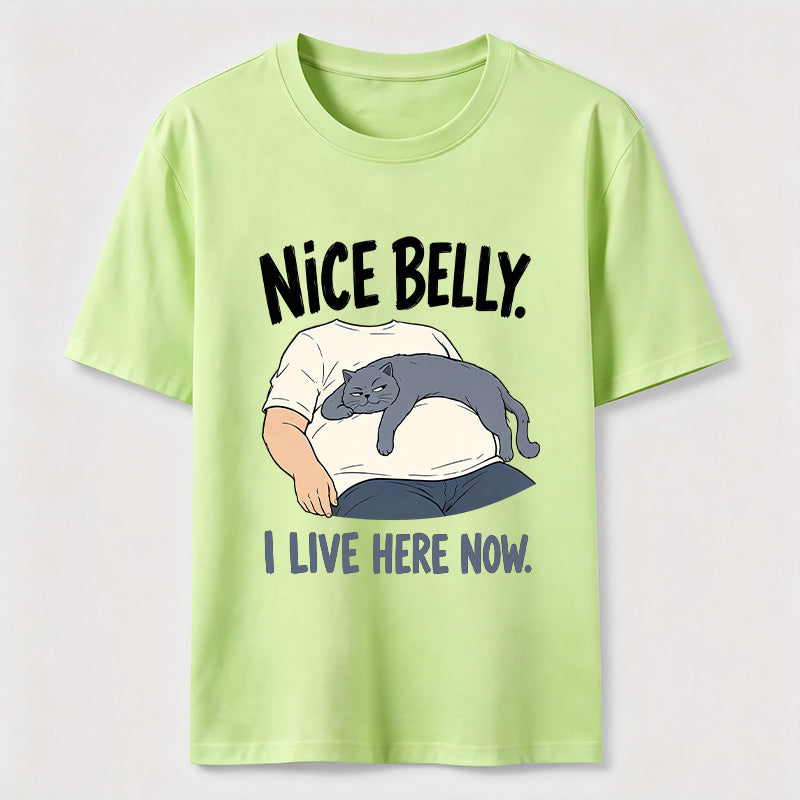 Belly Tenant Cat Classic T-Shirt