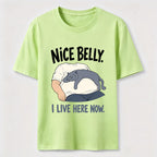 Belly Tenant Cat Classic T-Shirt