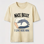 Belly Tenant Cat Classic T-Shirt