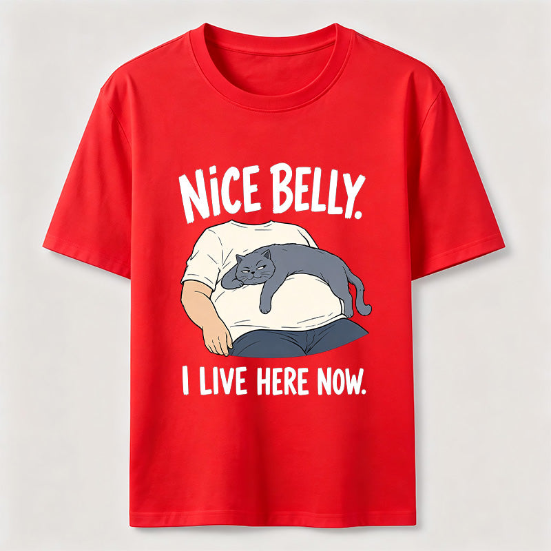 Belly Tenant Cat Classic T-Shirt