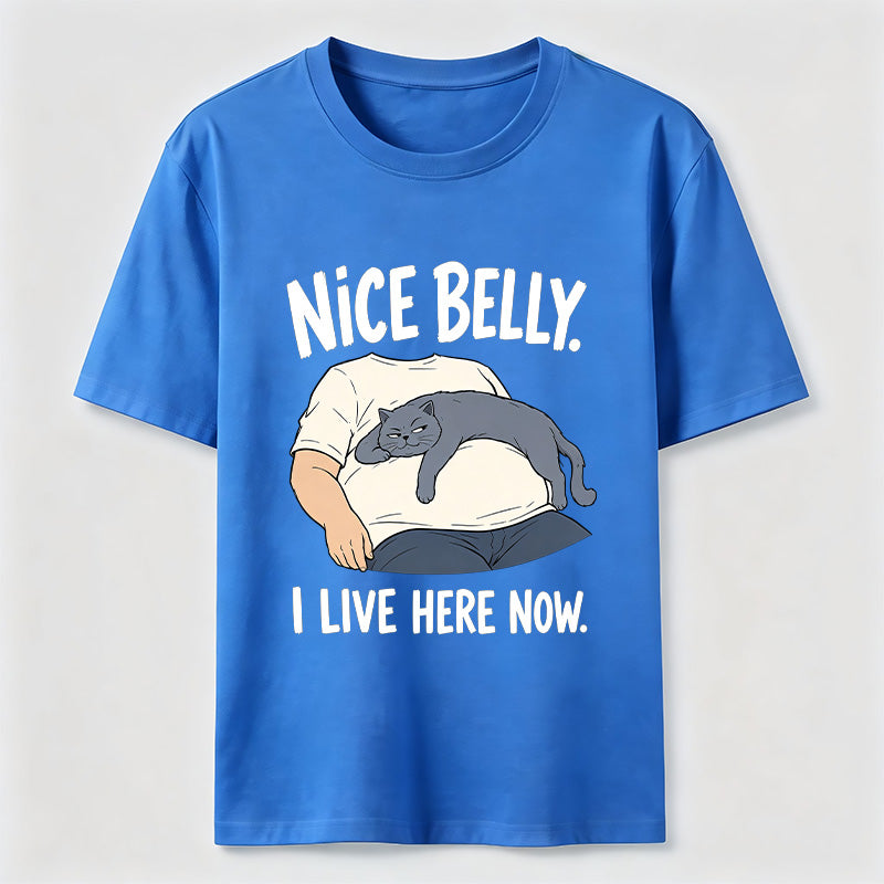 Belly Tenant Cat Classic T-Shirt
