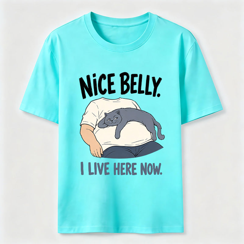 Belly Tenant Cat Classic T-Shirt