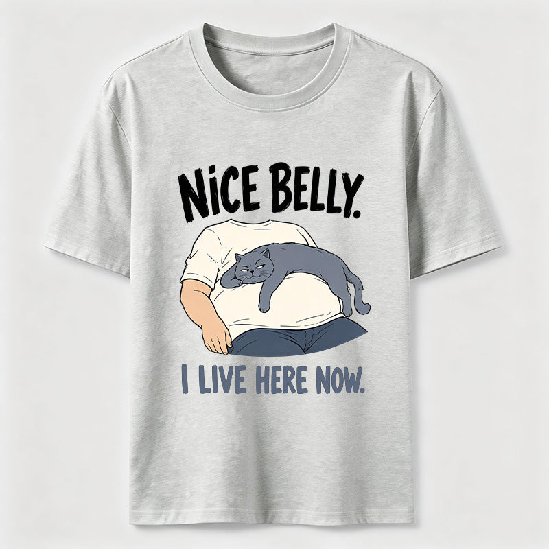 Belly Tenant Cat Classic T-Shirt