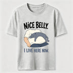 Belly Tenant Cat Classic T-Shirt