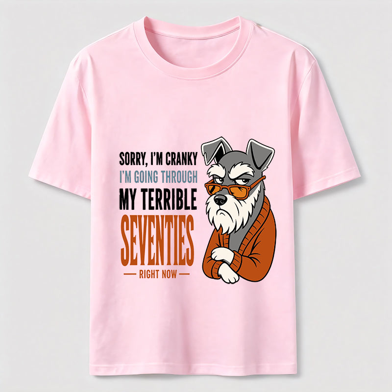 Terrible Seventies Cranky Schnauzer Classic T-Shirt