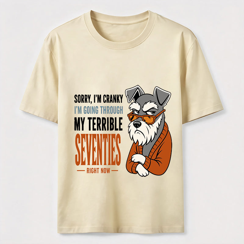 Terrible Seventies Cranky Schnauzer Classic T-Shirt