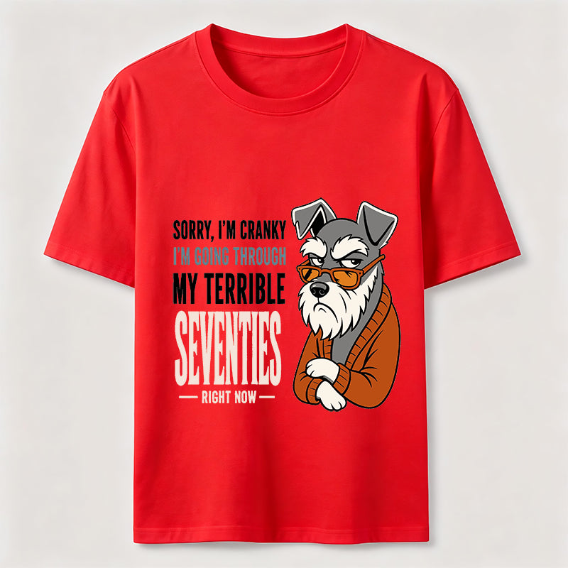 Terrible Seventies Cranky Schnauzer Classic T-Shirt