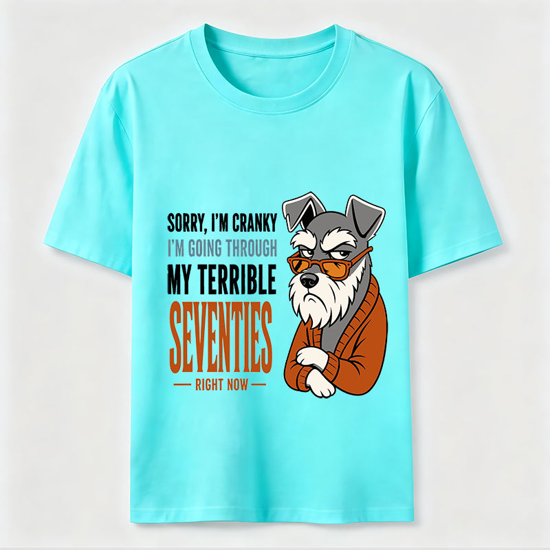 Terrible Seventies Cranky Schnauzer Classic T-Shirt