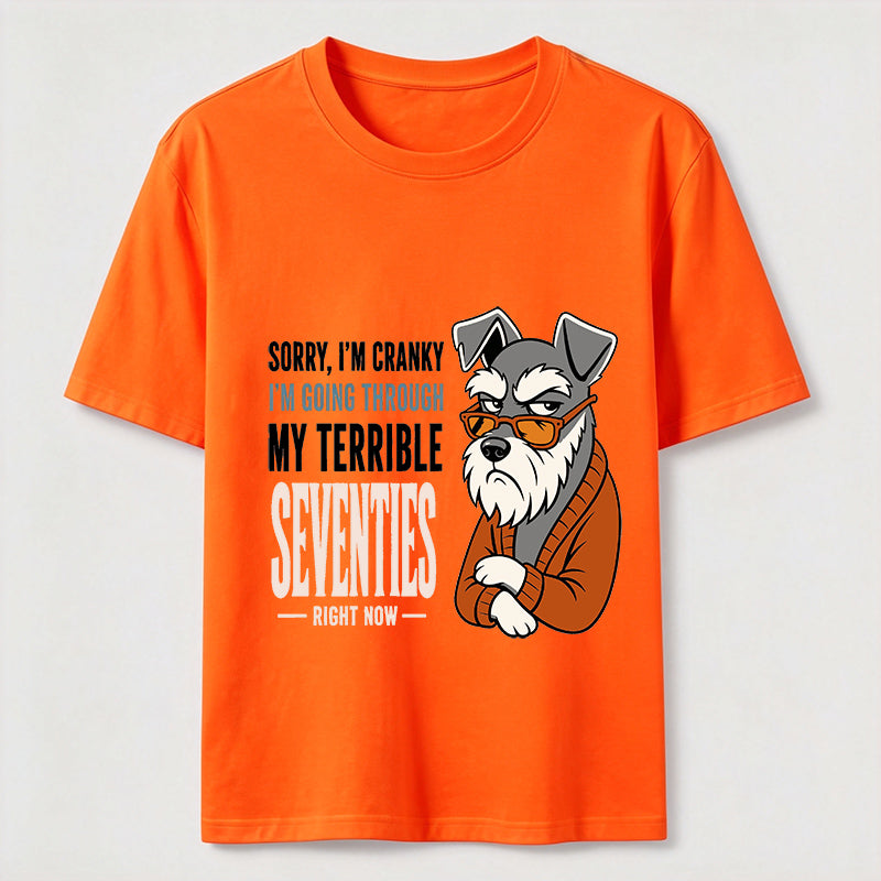 Terrible Seventies Cranky Schnauzer Classic T-Shirt