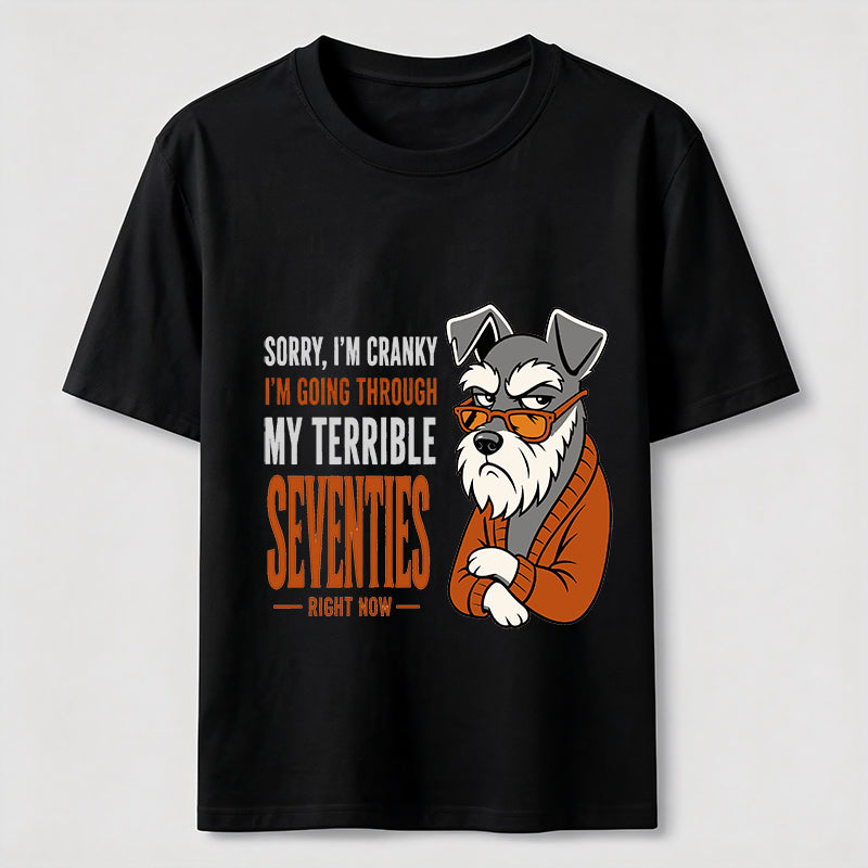 Terrible Seventies Cranky Schnauzer Classic T-Shirt