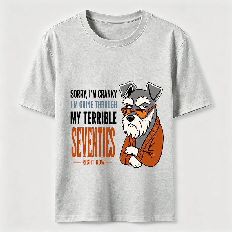 Terrible Seventies Cranky Schnauzer Classic T-Shirt