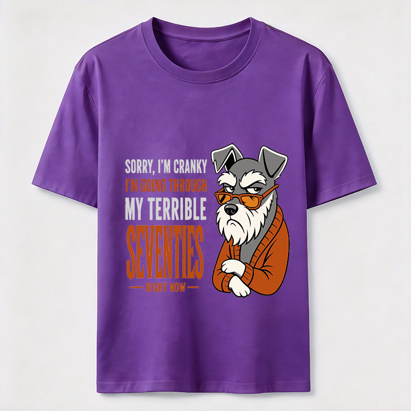 Terrible Seventies Cranky Schnauzer Classic T-Shirt