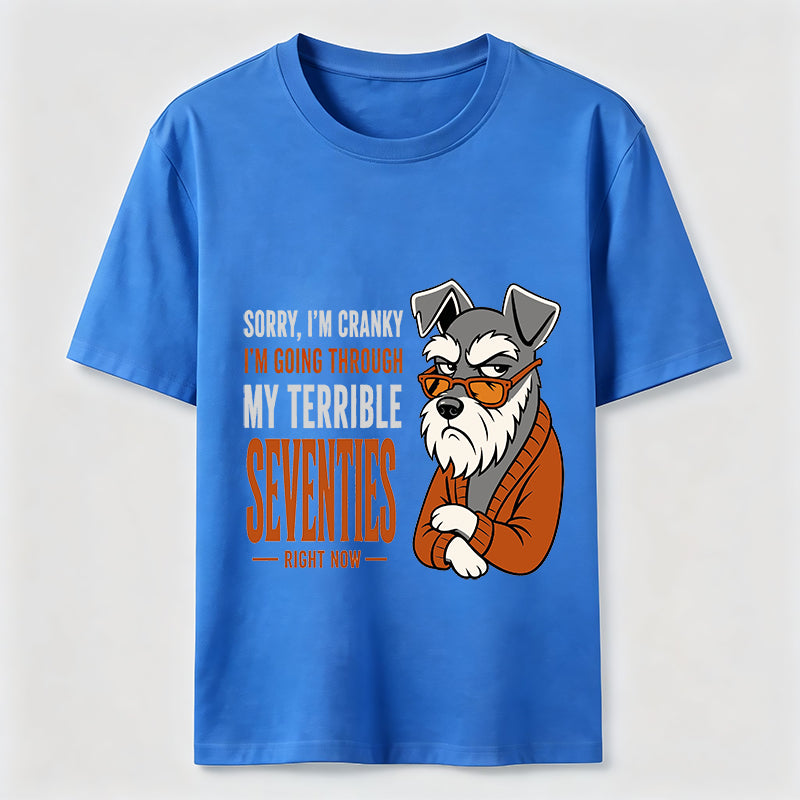 Terrible Seventies Cranky Schnauzer Classic T-Shirt