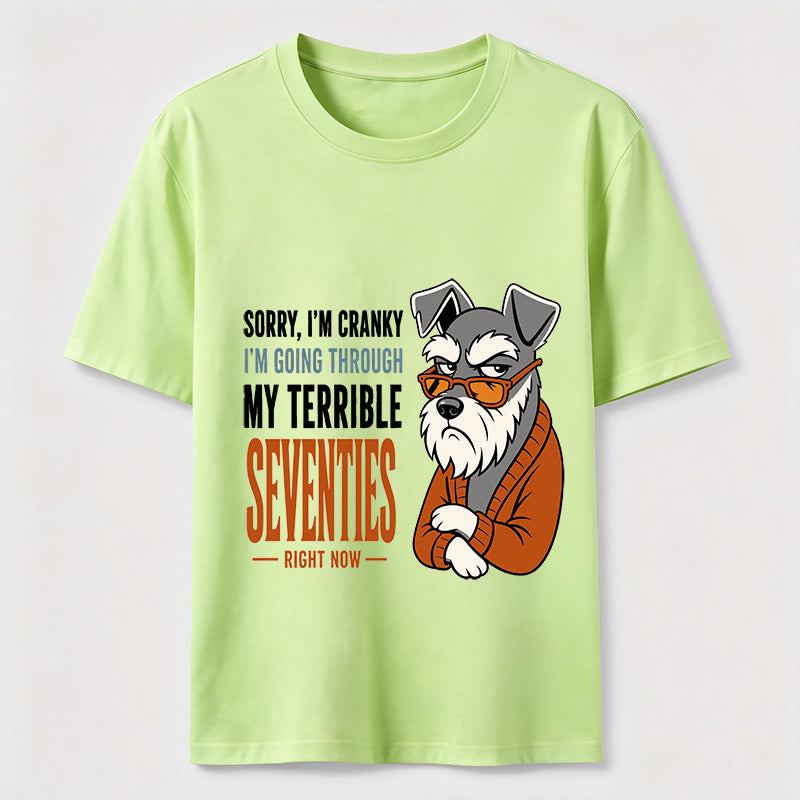Terrible Seventies Cranky Schnauzer Classic T-Shirt