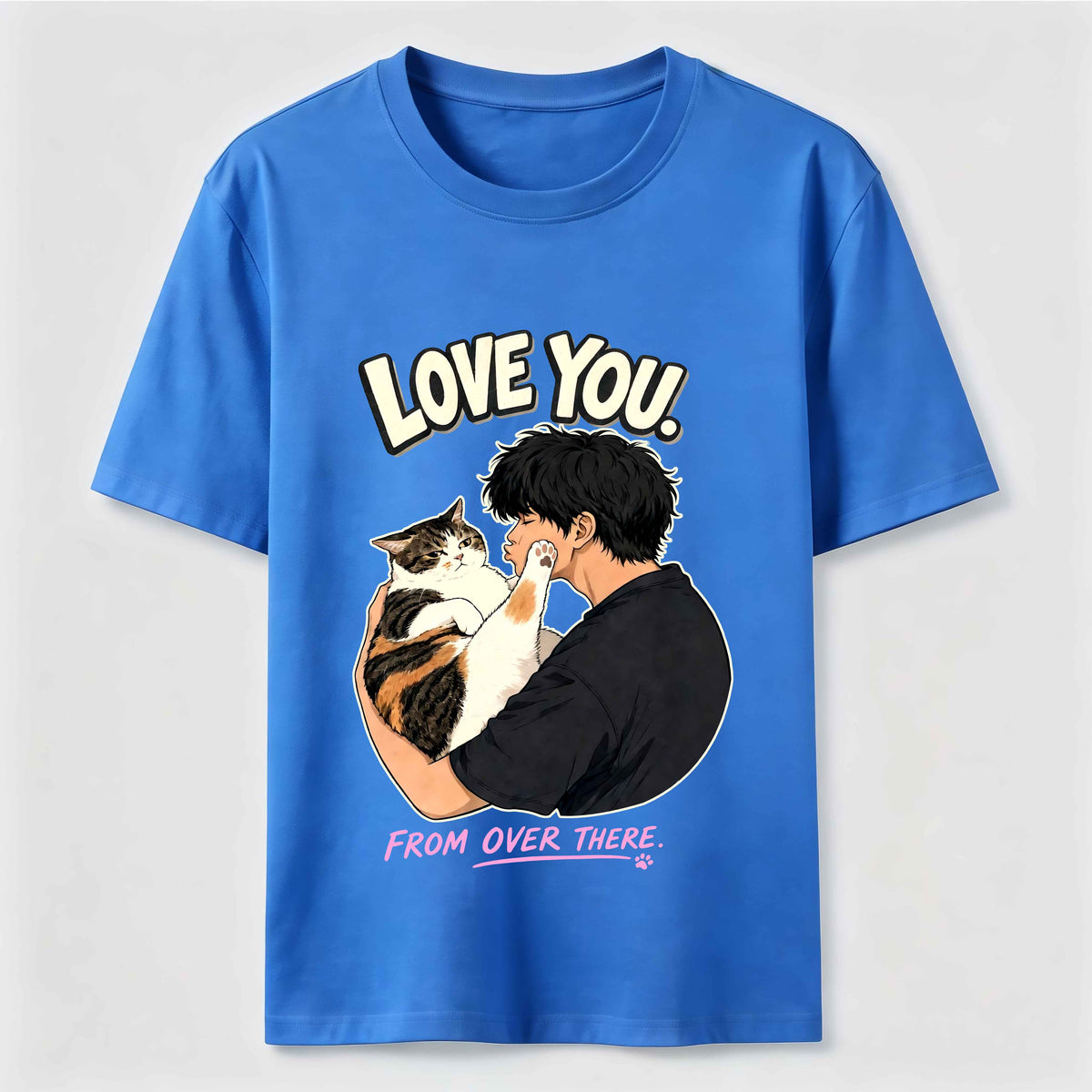 Love You from Over There Cat Classic T-Shirt