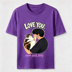Love You from Over There Cat Classic T-Shirt