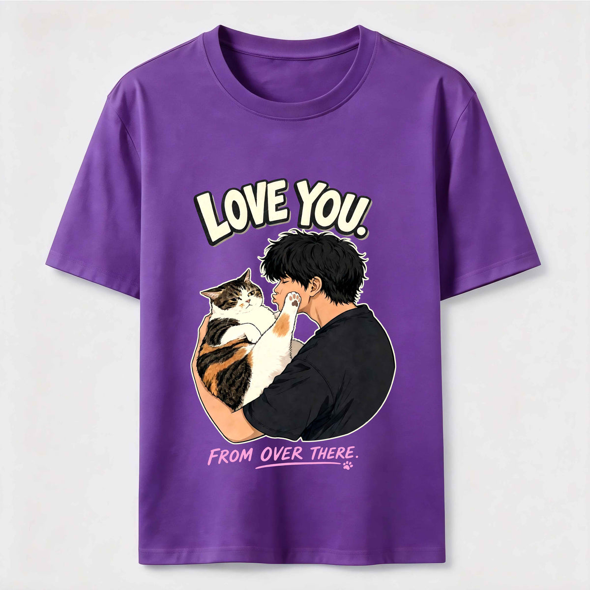 Love You from Over There Cat Classic T-Shirt