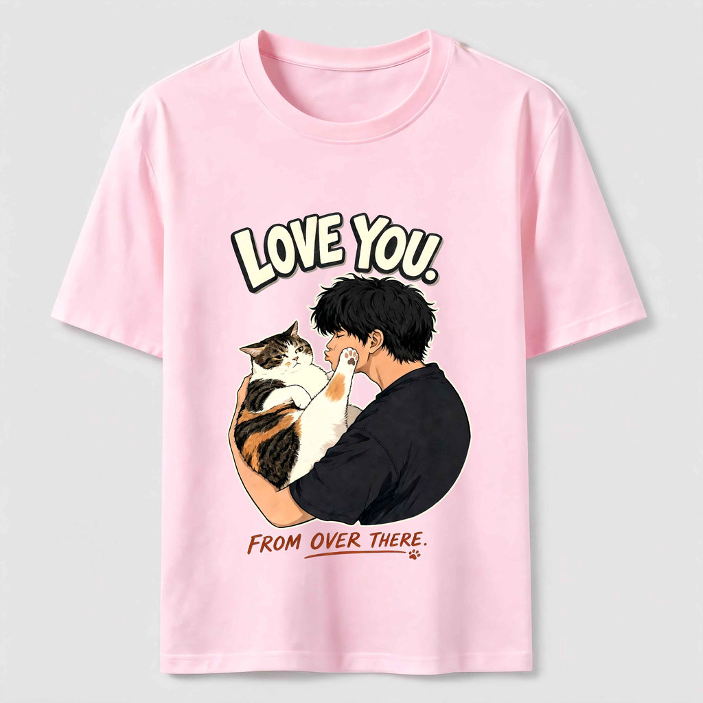 Love You from Over There Cat Classic T-Shirt