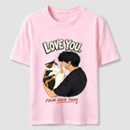 Love You from Over There Cat Classic T-Shirt