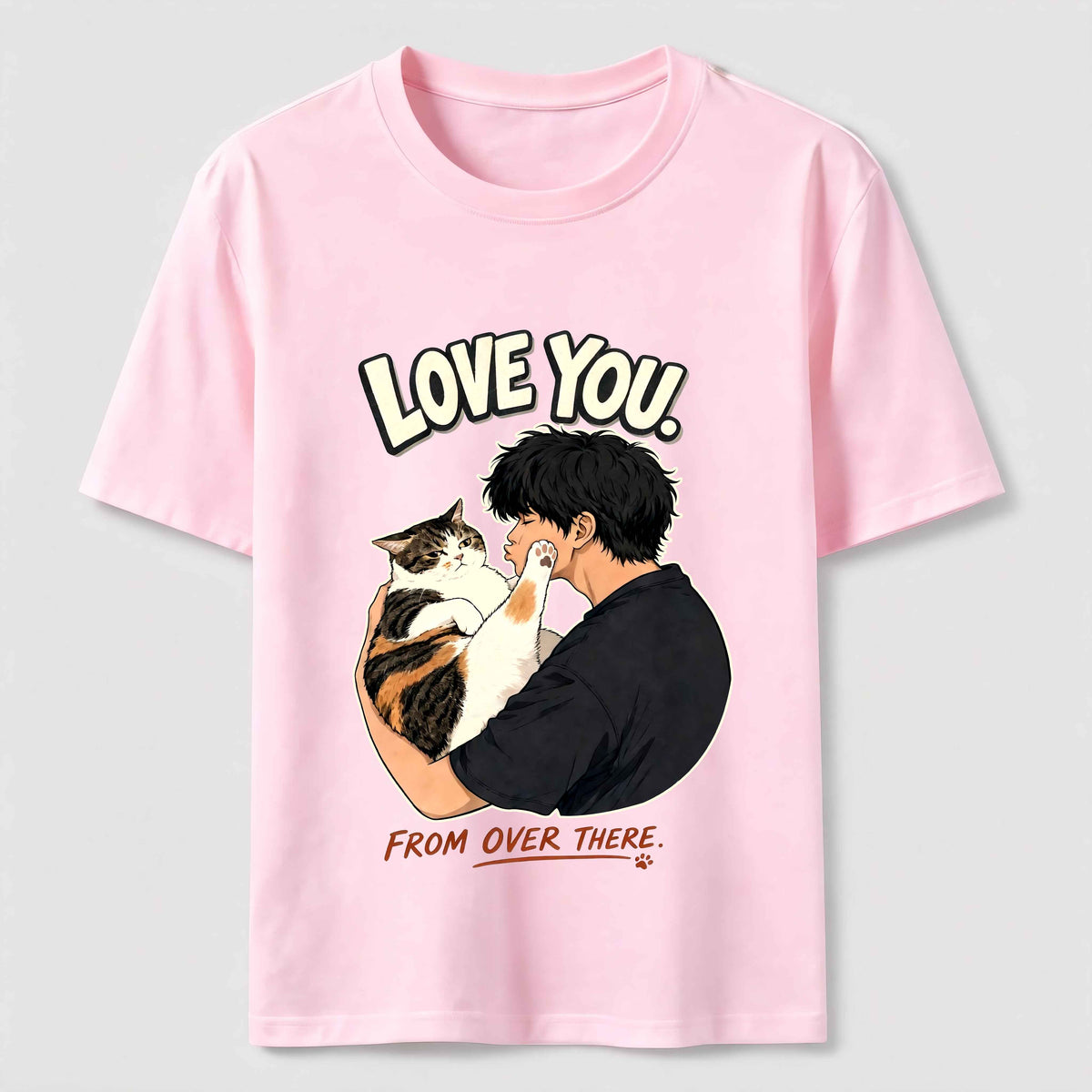 Love You from Over There Cat Classic T-Shirt
