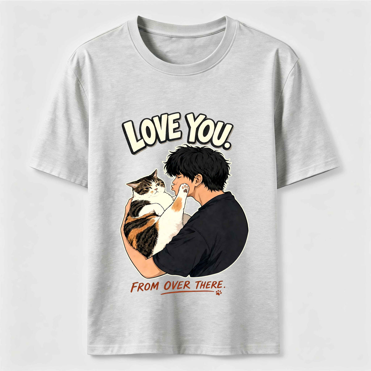 Love You from Over There Cat Classic T-Shirt