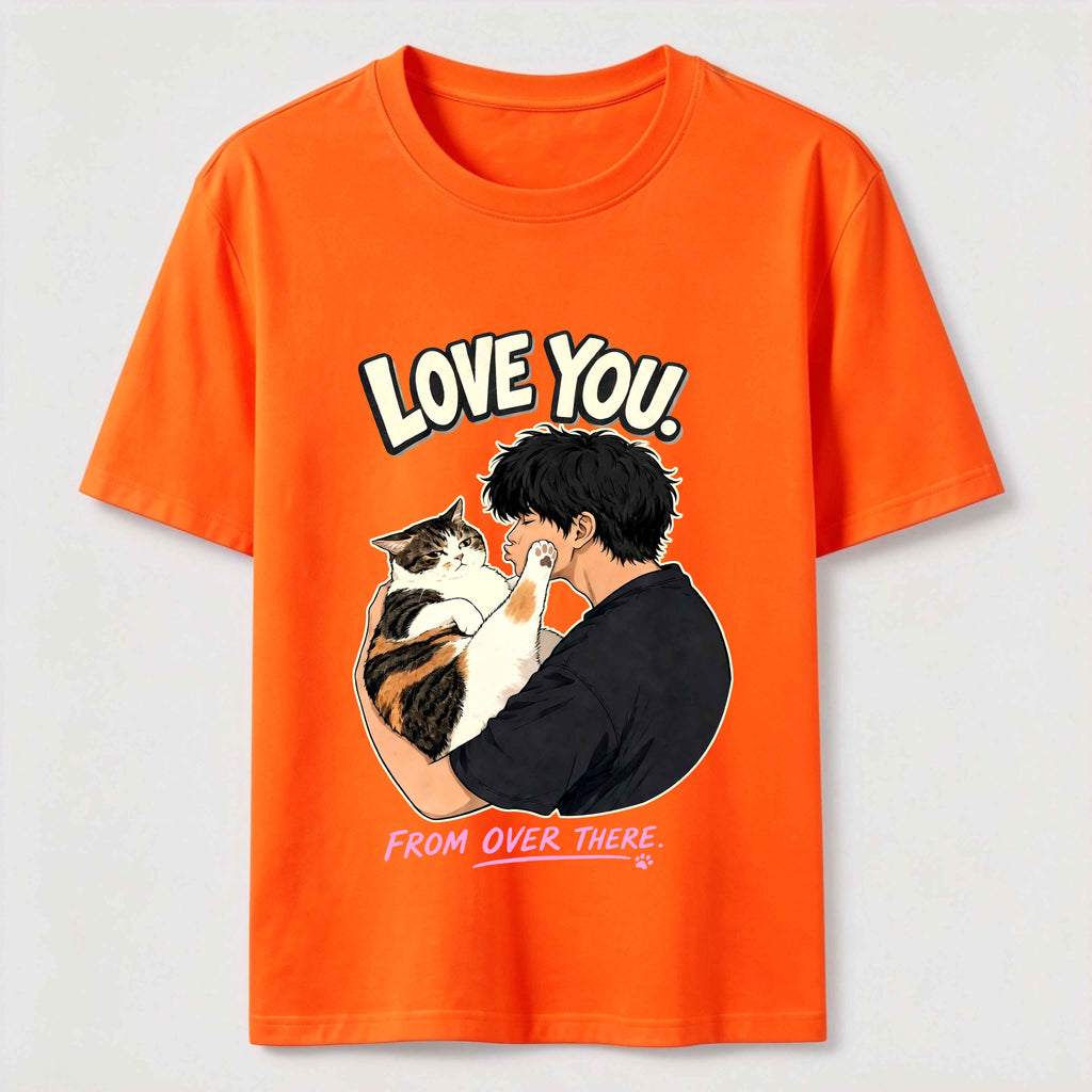 Love You from Over There Cat Classic T-Shirt