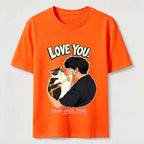 Love You from Over There Cat Classic T-Shirt