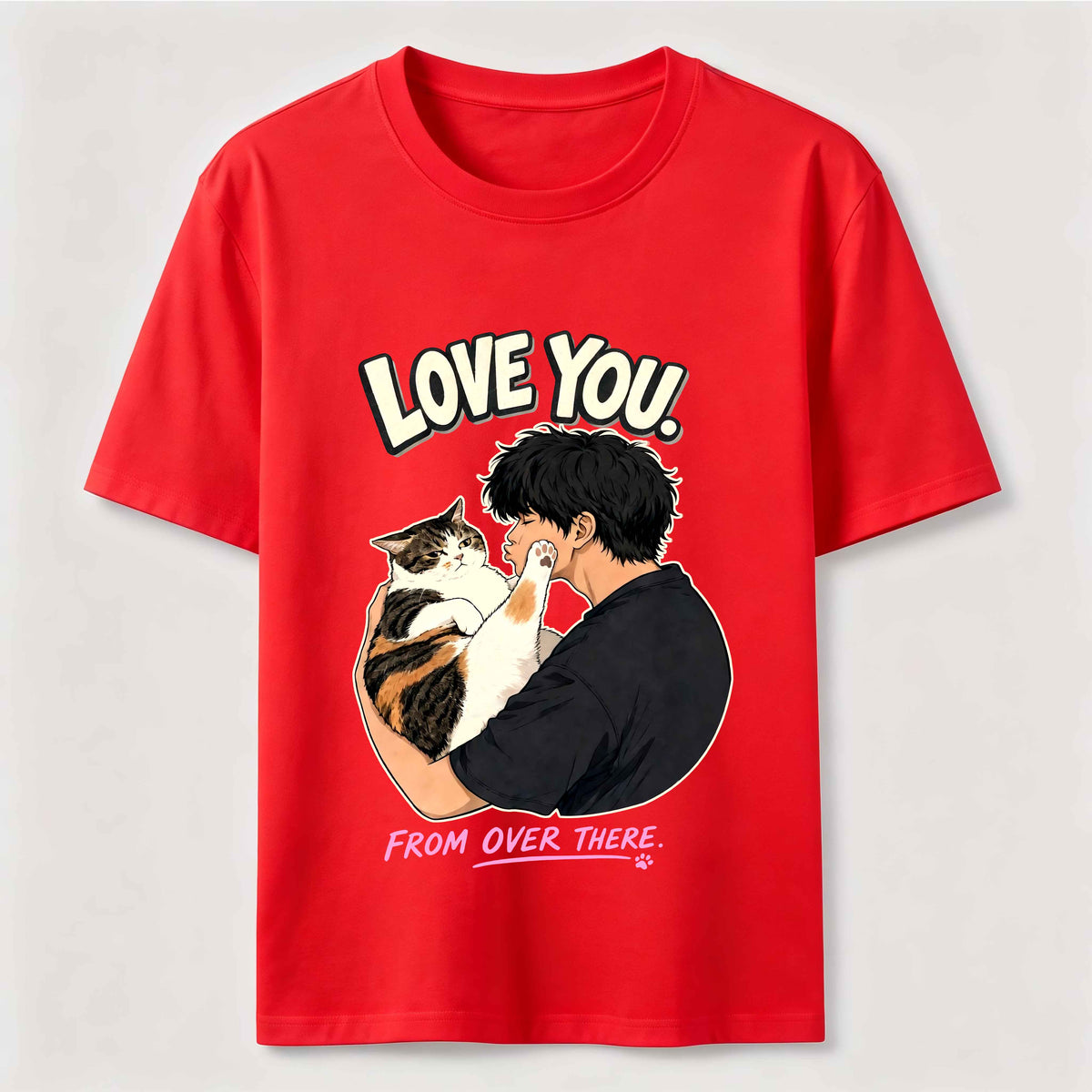 Love You from Over There Cat Classic T-Shirt