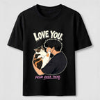 Love You from Over There Cat Classic T-Shirt