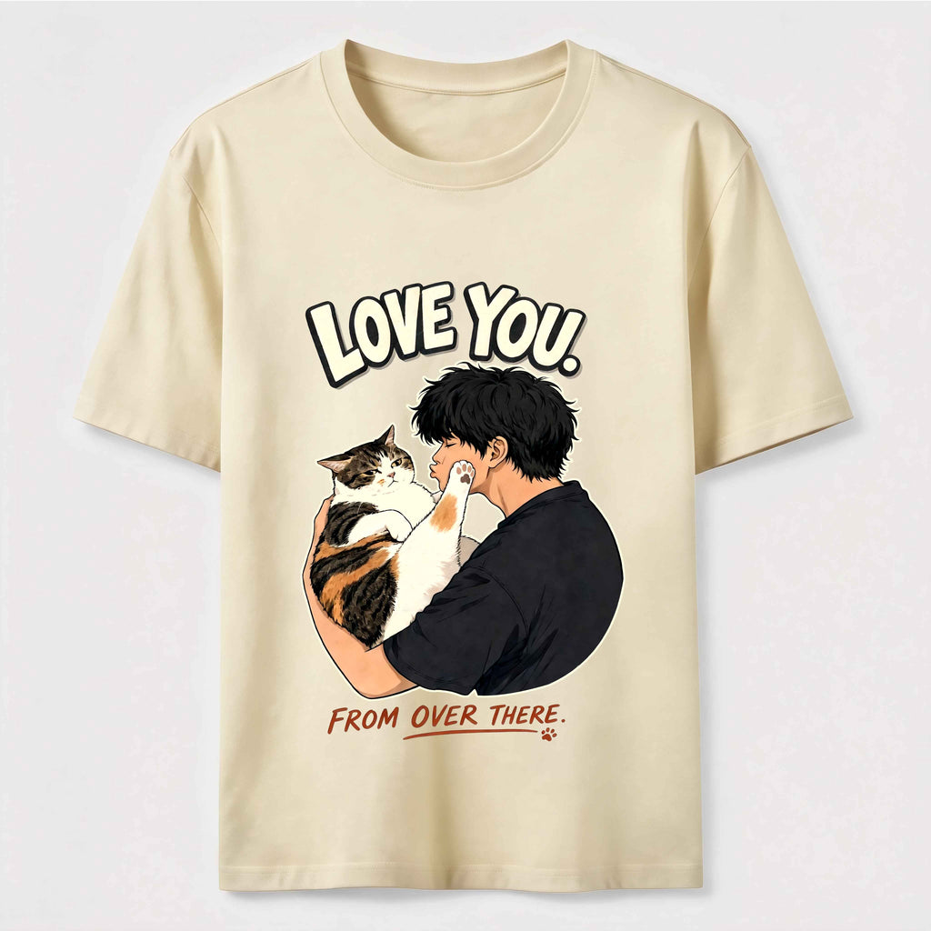 Love You from Over There Cat Classic T-Shirt