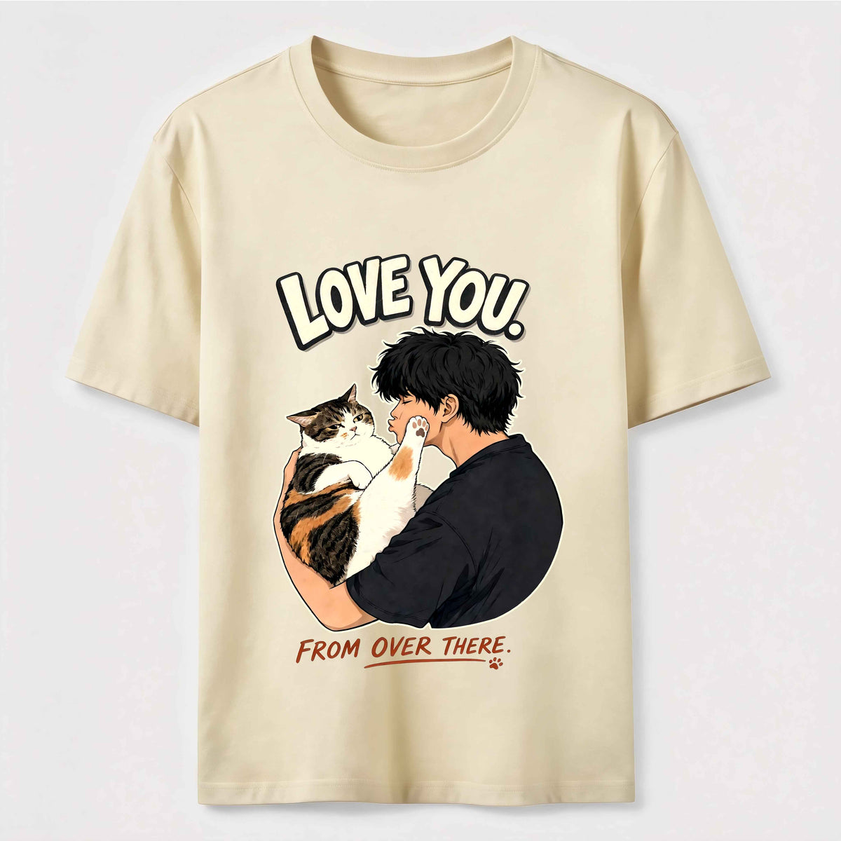 Love You from Over There Cat Classic T-Shirt
