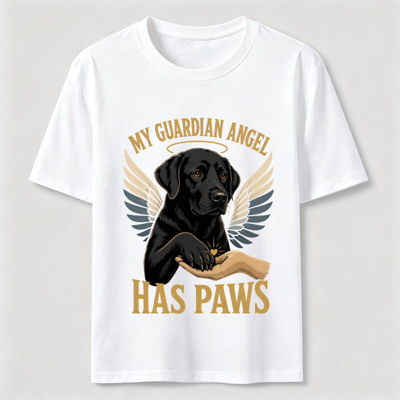 My Guardian Angel Has Paws Classic T-Shirt