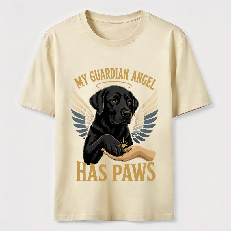 My Guardian Angel Has Paws Classic T-Shirt