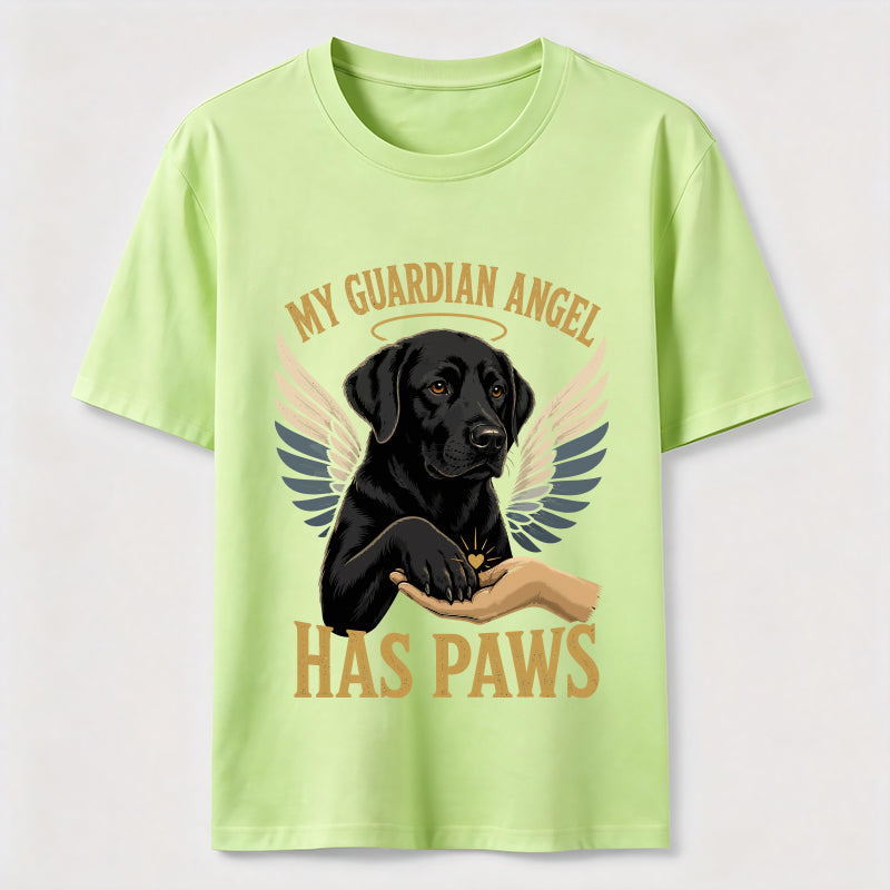 My Guardian Angel Has Paws Classic T-Shirt