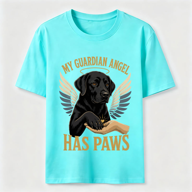 My Guardian Angel Has Paws Classic T-Shirt