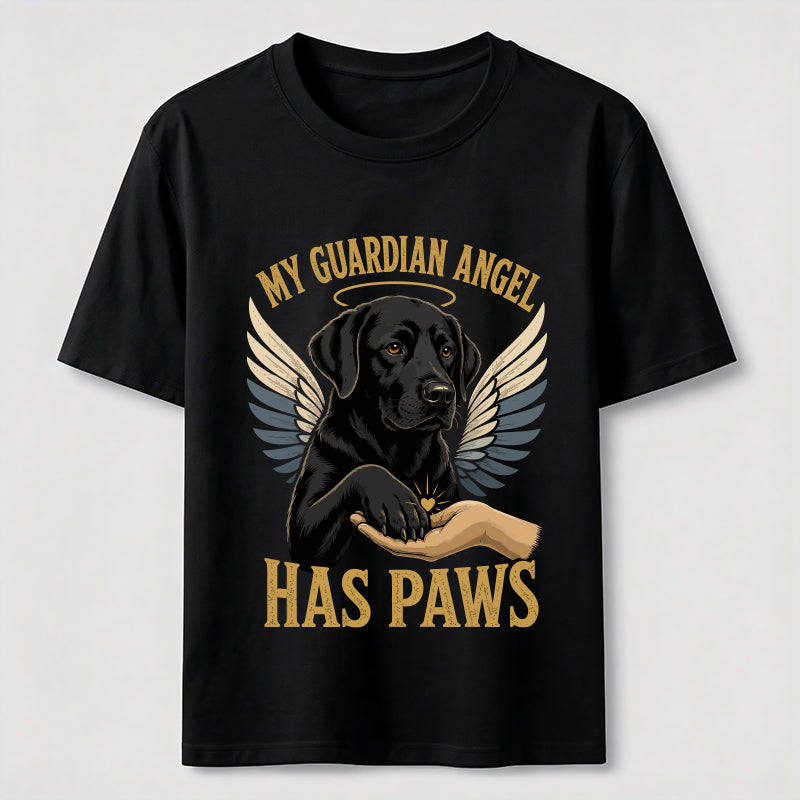My Guardian Angel Has Paws Classic T-Shirt