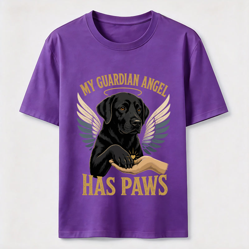 My Guardian Angel Has Paws Classic T-Shirt