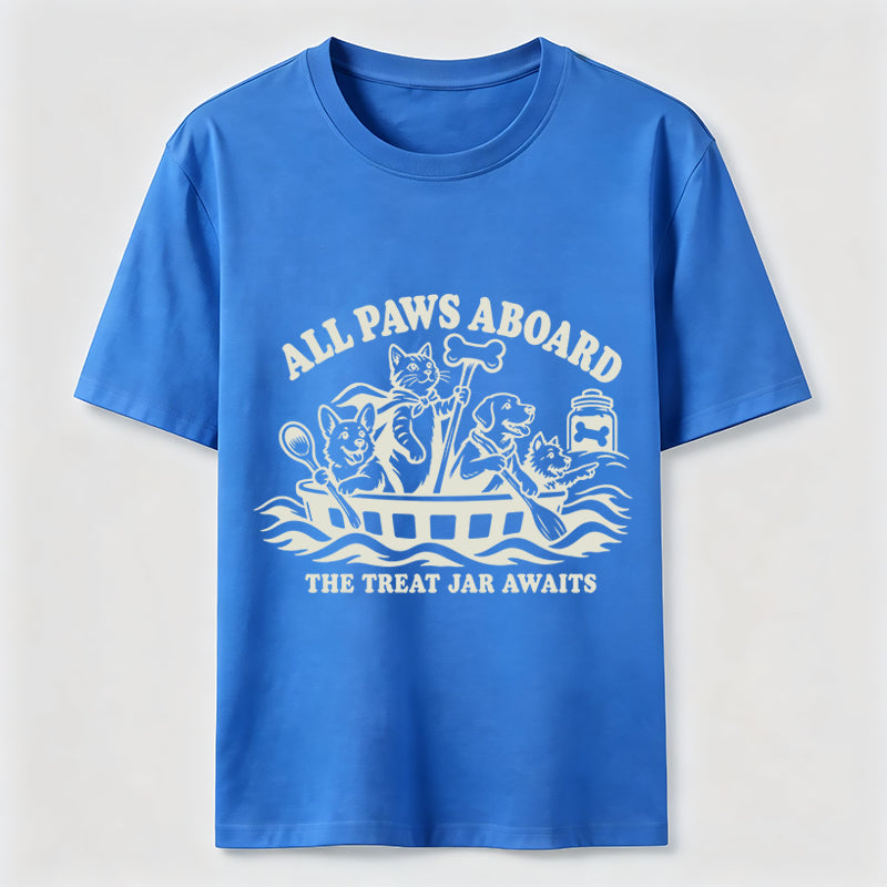 All Paws Aboard Pet Crew Classic T-Shirt